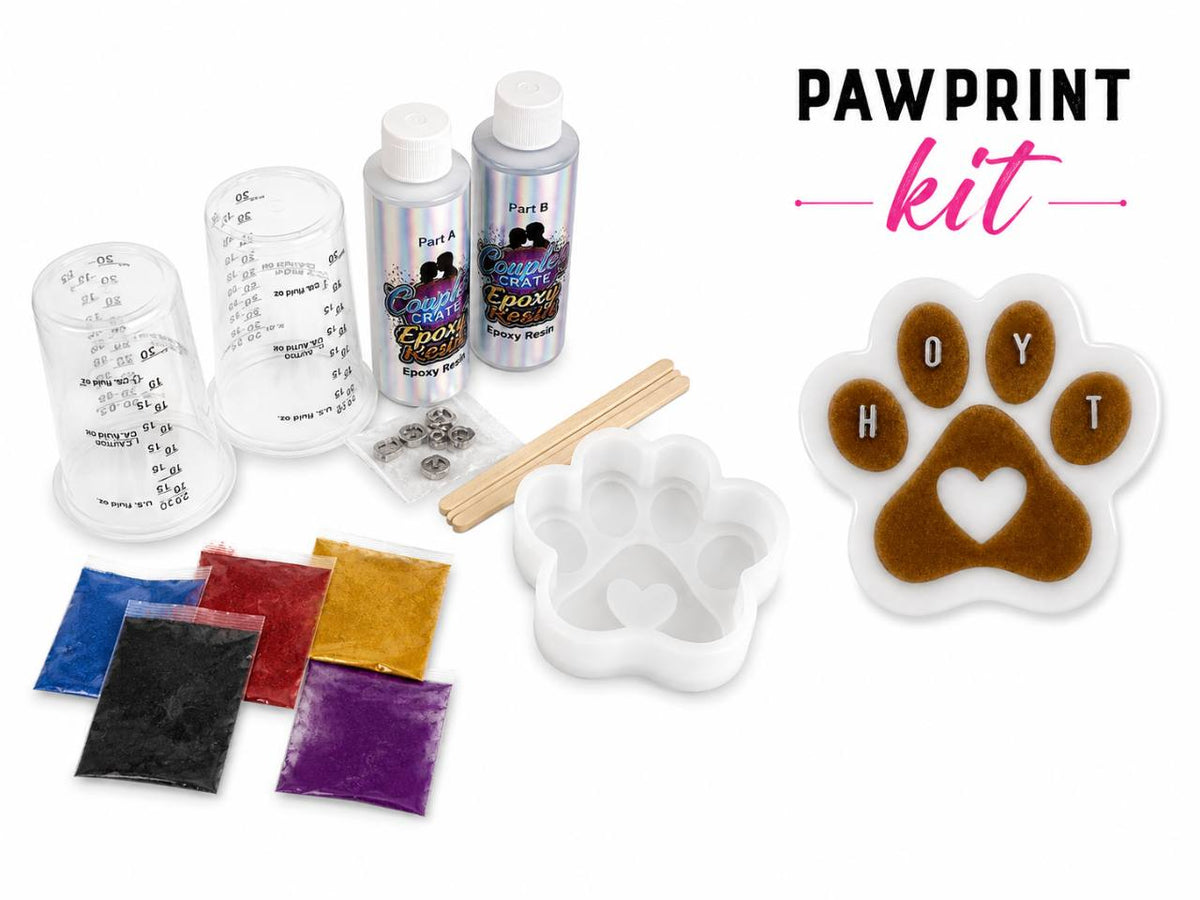 Paw Print Kit contents